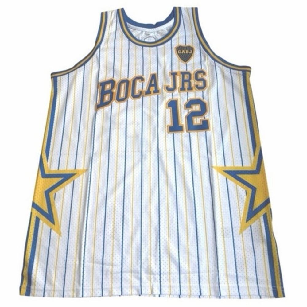 Boca Juniors Sz L basketball jersey